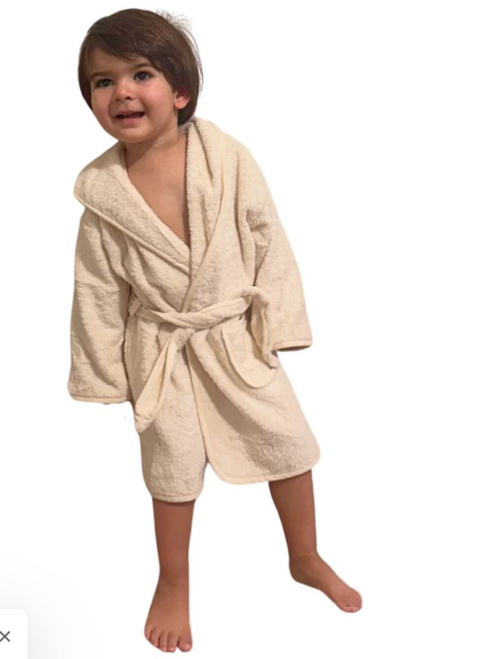 Eco Bath London Organic Cotton Baby Robe 0-2 yr